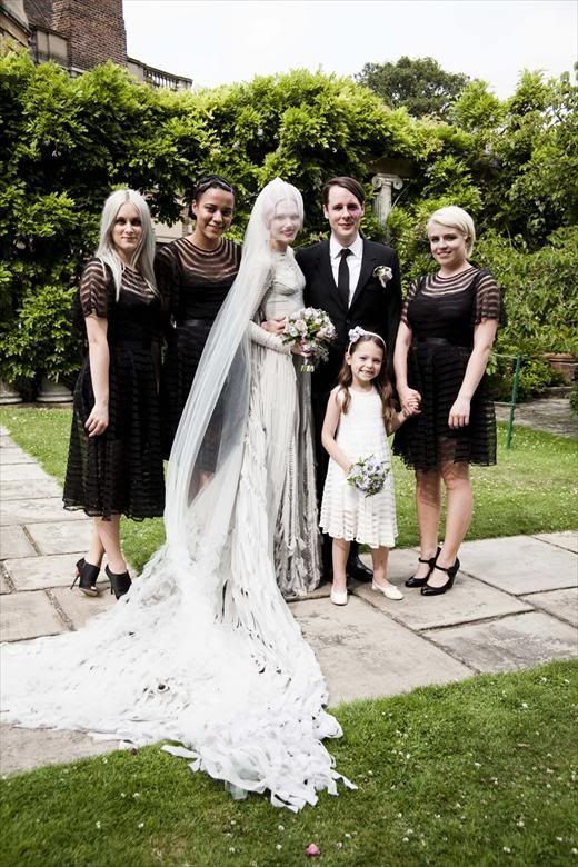 Katie Shillingford wedding dress gareth Pugh