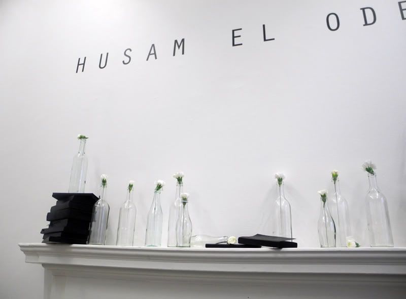 Husam el Odel presentation London Fashion Week 2011 White carnations