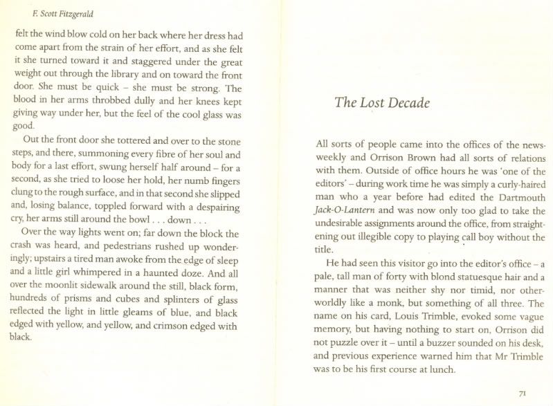 F Scott Fitzgerald The Lost decade story