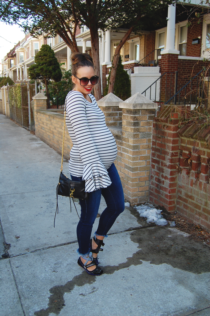 Style Guide How To Wear Non Maternity Clothes While Pregnant Fashionista New York Girl