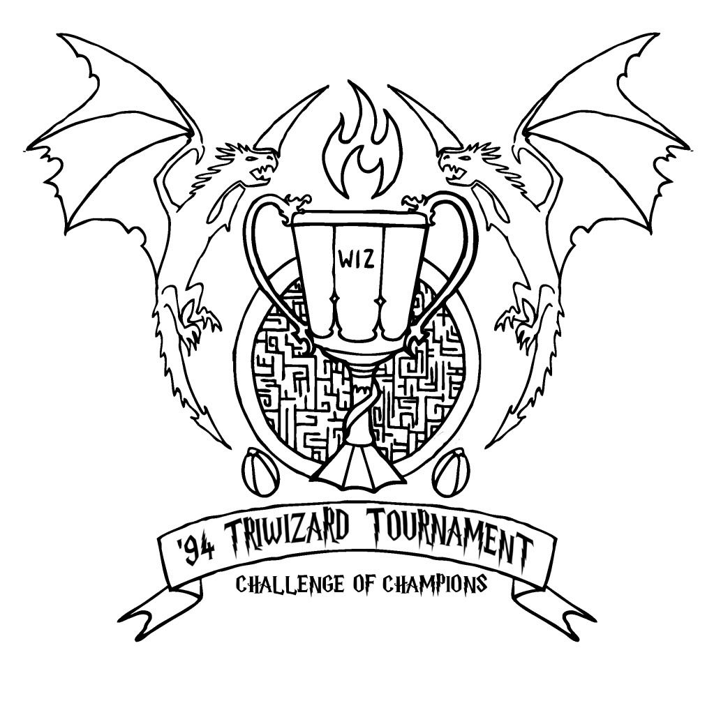 goblet of fire coloring pages - photo #14