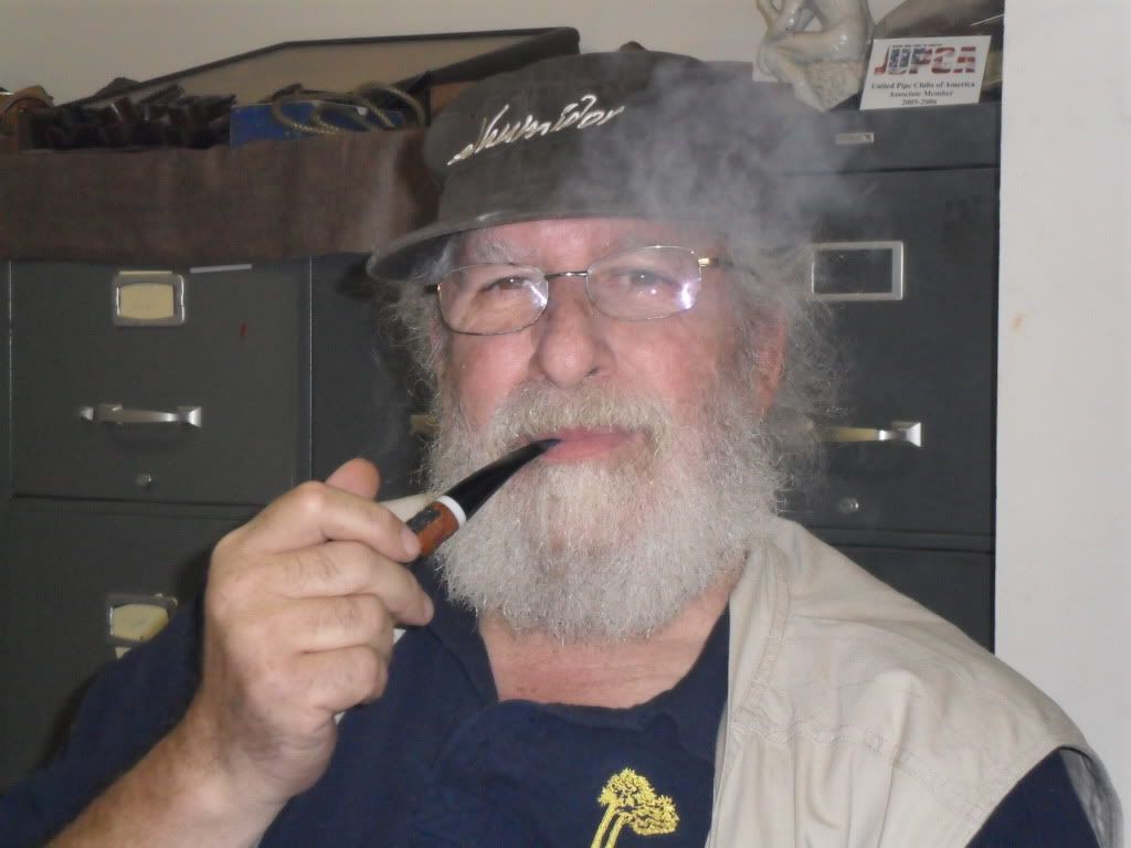 Also, Here is a picture of Doc Garr, who got me into pipe smoking, and was the winner of the contest - SAM_2337