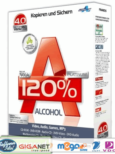 Alcohol 120% - программа, предназначенная для создания и прожига