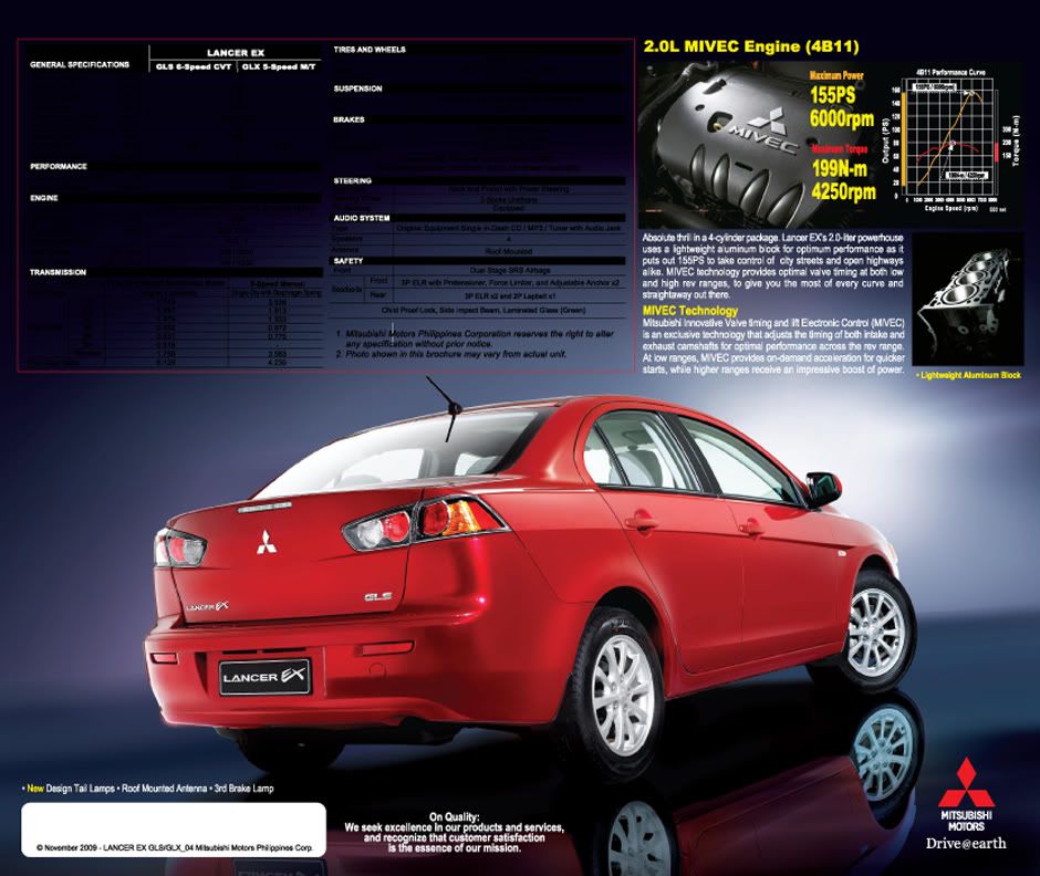 Mitsubishi Lancer EX 2 GLS CVT