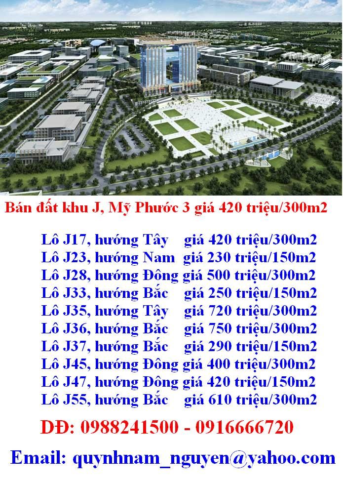 Bán lô K32, khu K, Mỹ Phước 3 giá 240 triệu150m2, gần cư xá, KCN Mỹ Phước 3