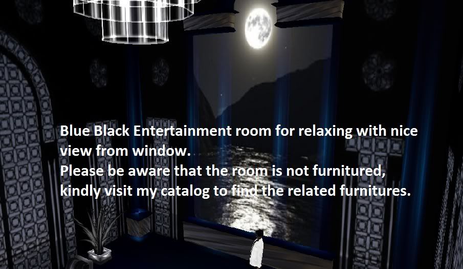 Blue Black Entertainment room 1