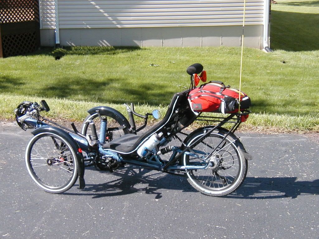 recumbent trike water bottle cage