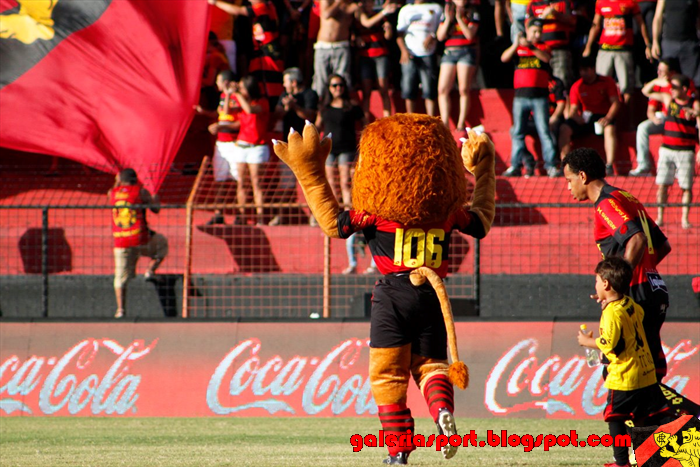 L&eacute;o, o le&atilde;o mascote do Sport, Campeonato Pernambucano 2012 - Sport x NÃ¡utico