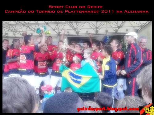 Juniores do Sport campe&otilde;es