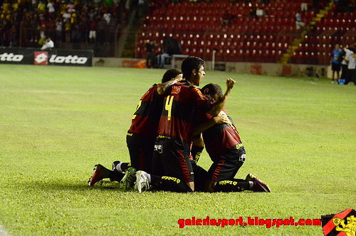 Comemora&ccedil;&atilde;o de gol contra o ASA