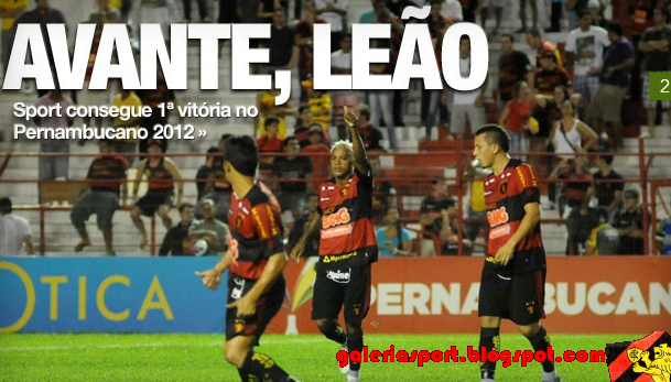 Sport 2 x 1 Petrolina Pernambucano 2012, CrÃ©ditos: Globoesporte.com