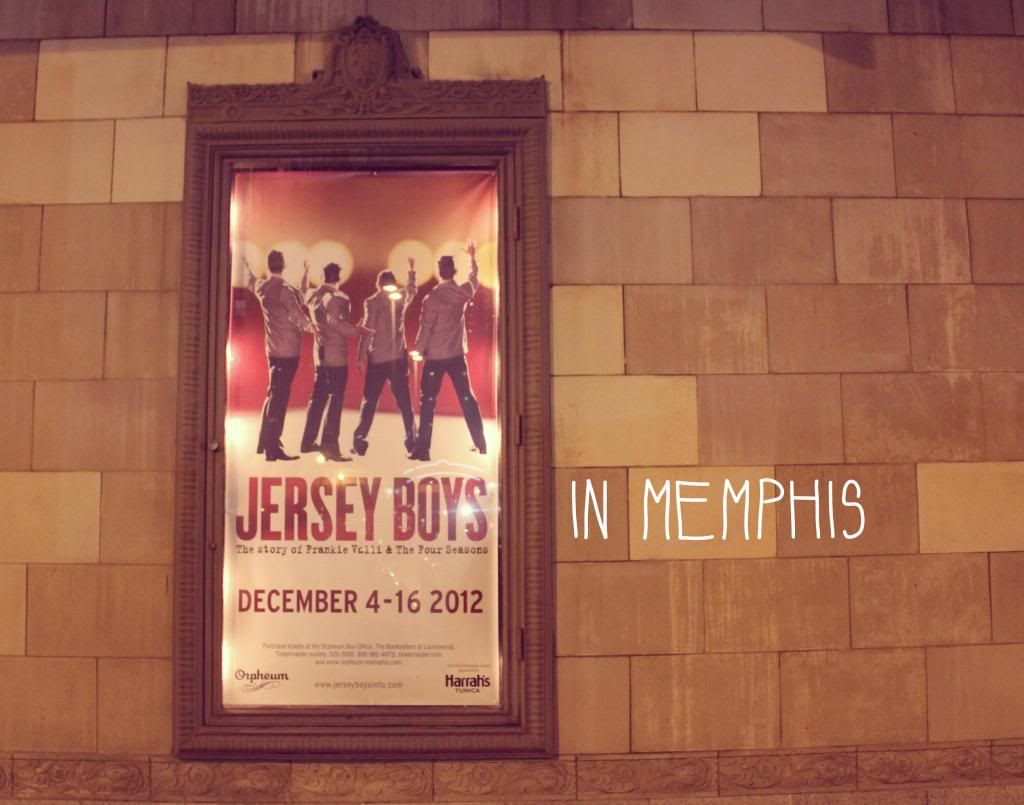 Ten Feet Off Beale - Jersey Boys in Memphis