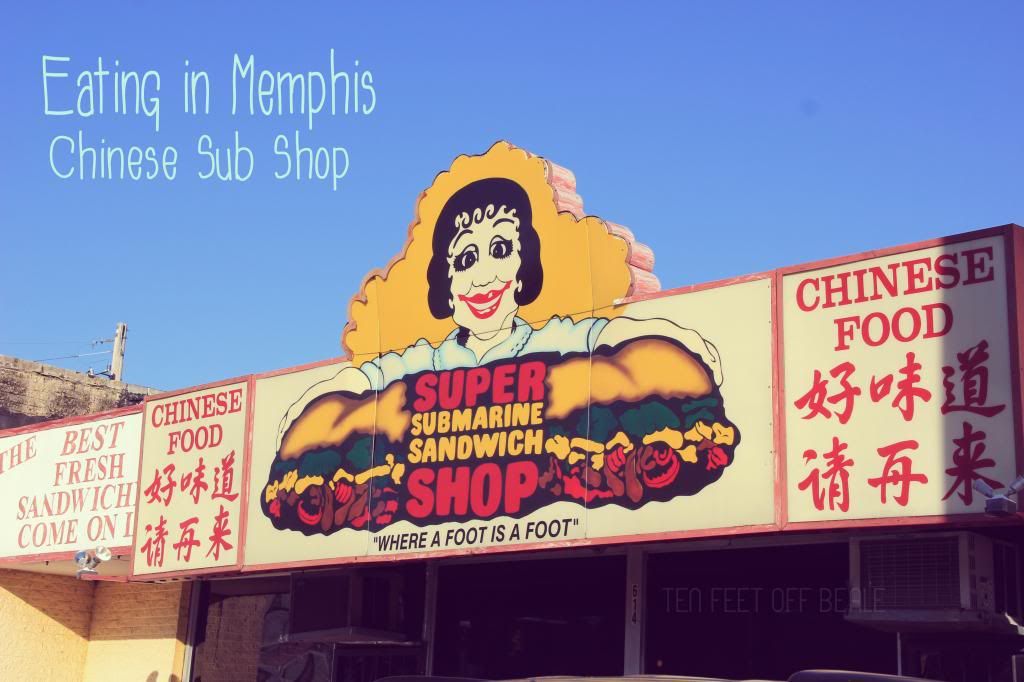 Eating in Memphis - Chinese Sub Shop