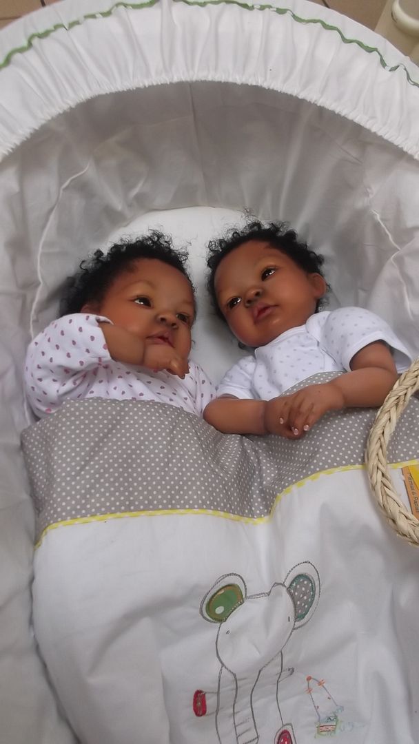 black reborn twins