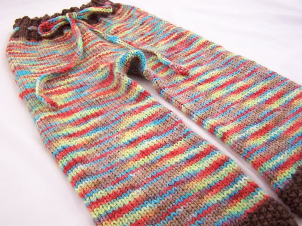 Crunchy Congo knit Month - Monkey Snuggles<br>"Bermuda" Longies<br>size medium