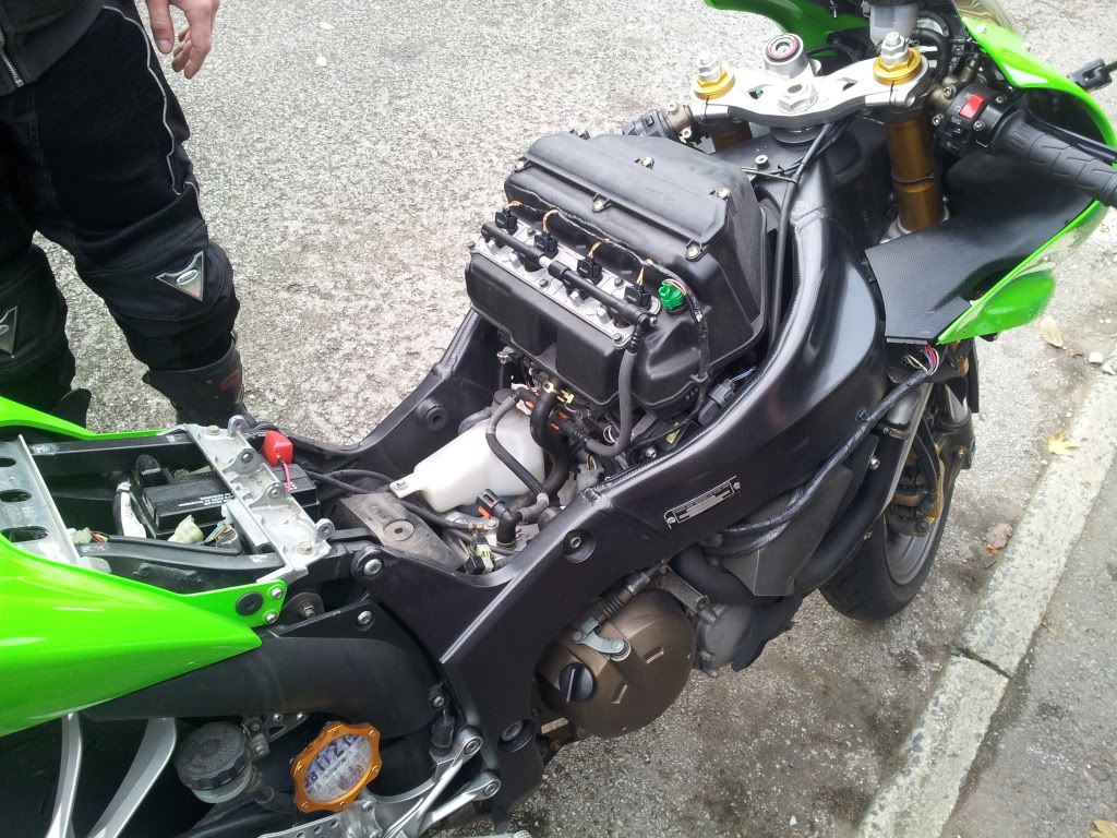 0506 Clutch cable routing Kawasaki Ninja ZX6R Forum