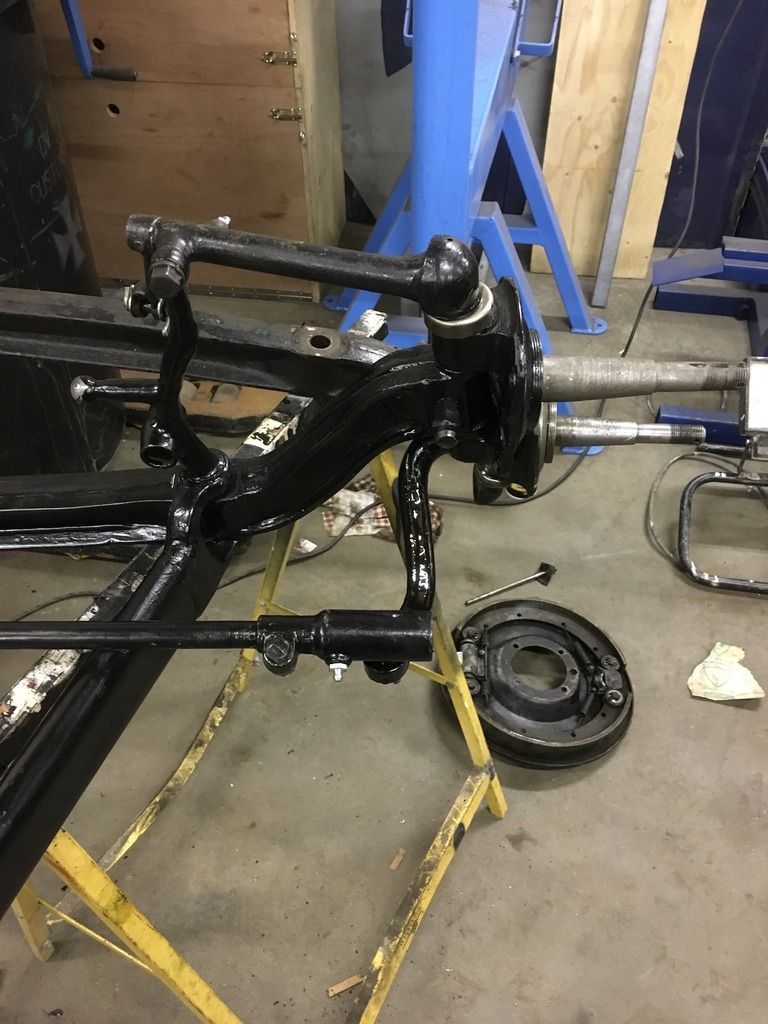 Hot Rods Bending steering arms for the second time The H.A.M.B.