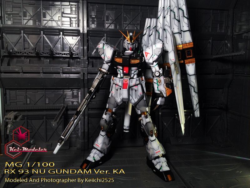 RX 93 Nu Gundam Ver.KA + Double Finfunnel Unit <รูปเยอะ โหลดโหด อิอิ> โดย keiichi2525