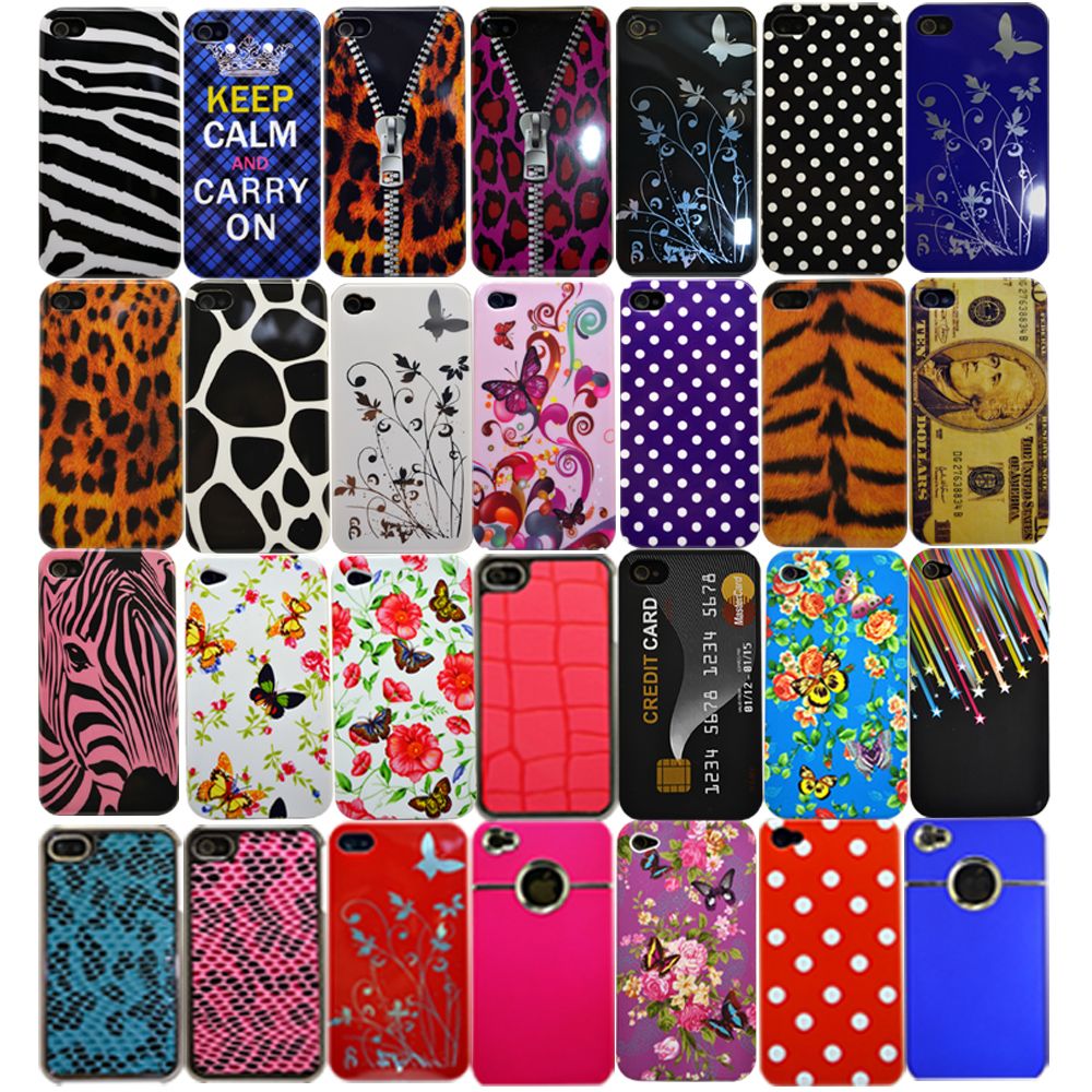 28 COLOUR FANCY BUTTERFLY FLOWER VARIES MOBILE PHONE CASE COVER FOR