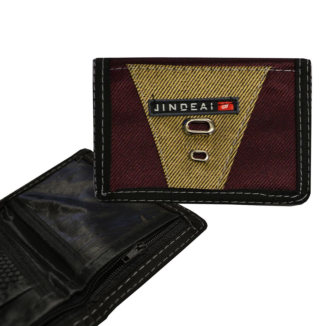 Mens Nylon Trifold Sports Velcro Wallet eBay