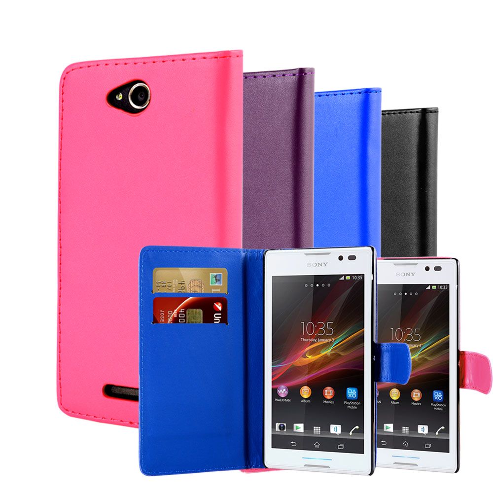 4 colour smart flip wallet book case cover for sony xperia 4 colour smart flip wallet book case cover for sony xperia