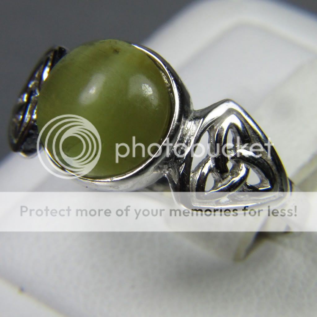 47g ELEGANT NATURAL ROUND CHRYSOBERYL CATSEYE RING  