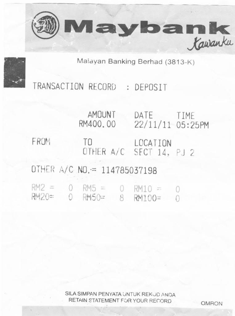 maybank reject code 0088