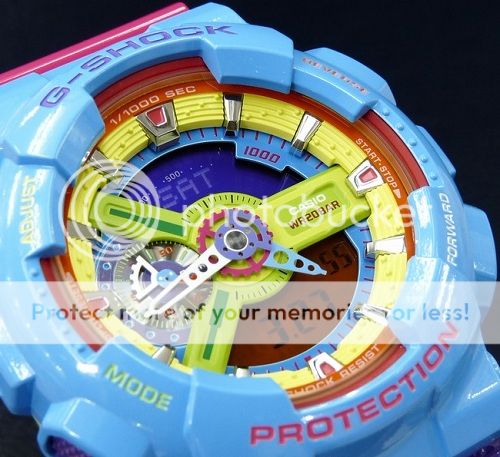 NEW CASIO G SHOCK HYPER COLORS GA 110F 2JR G SHOCK MAN BOX Very Rare 