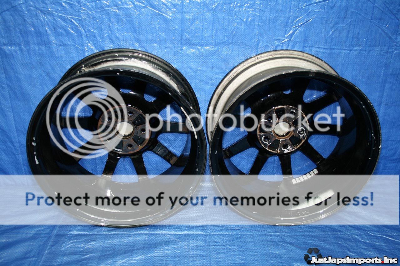 05 06 07 Impreza WRX STI Wheels Rims 17" 5x114 BBs Custom Black GDB GD7