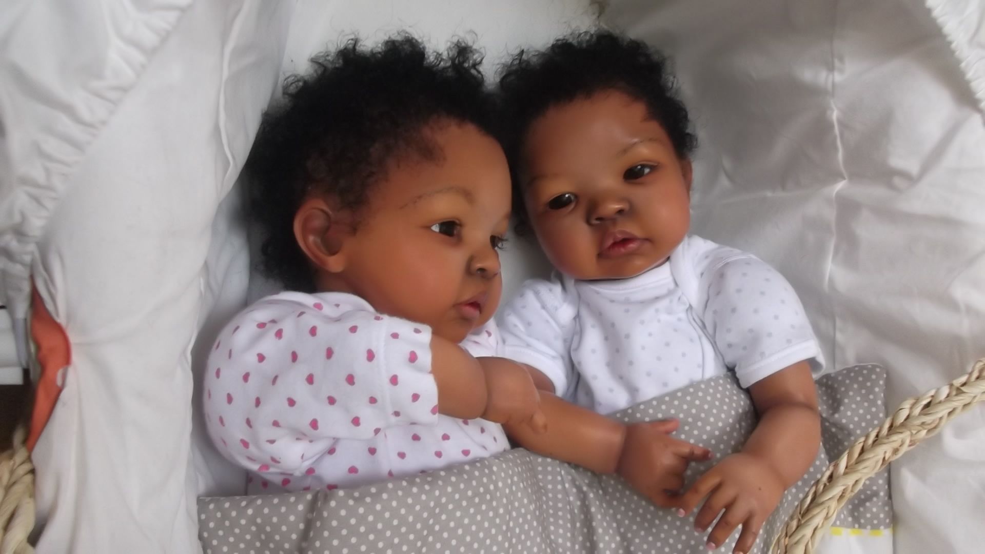 TWINS CUSTOM ORDER FOR Black AA Baby Reborn Ethnic Biracial Shyann Twin ...