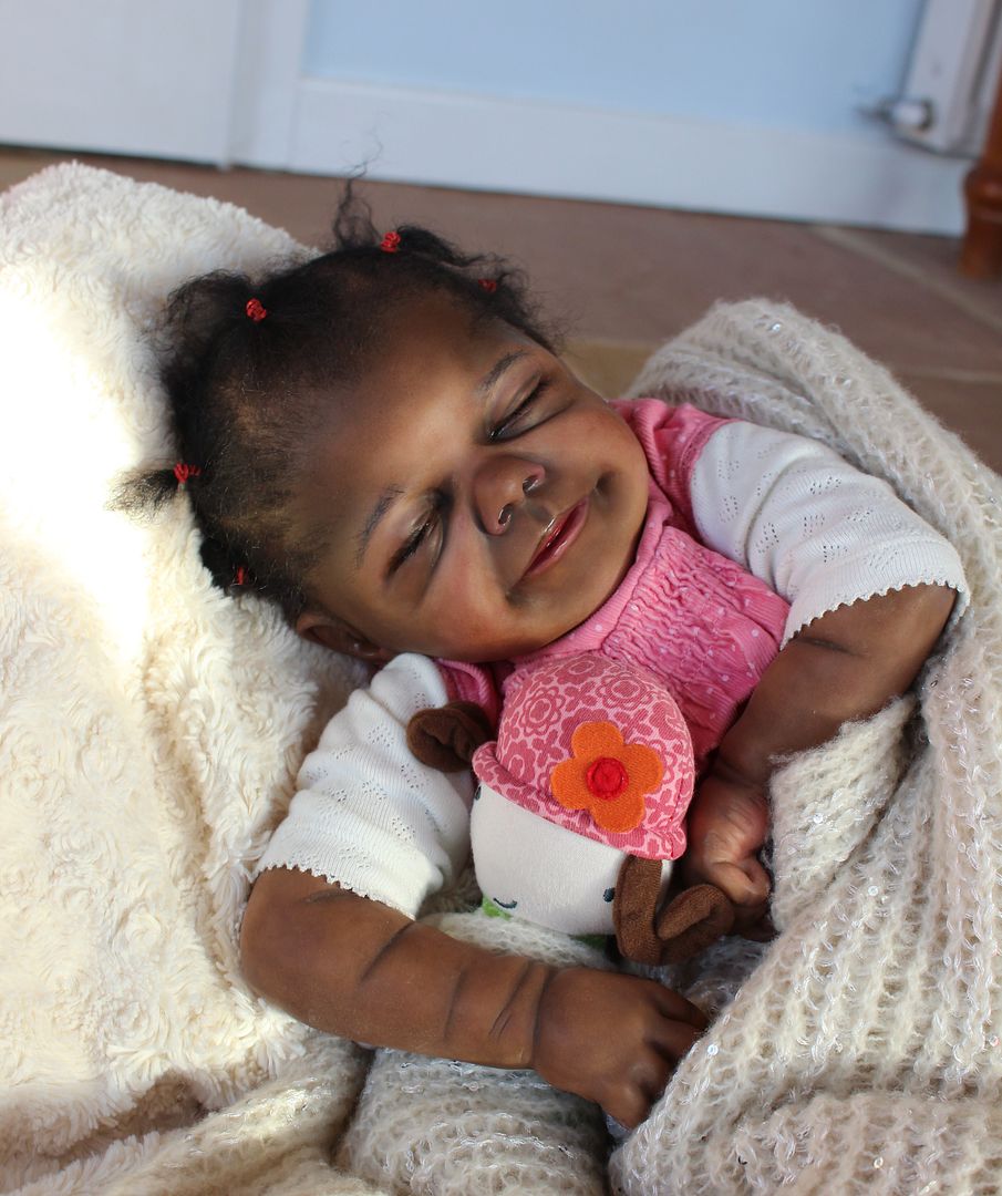 Romie Strydom Jade Reborn Doll Big Baby Girl Ethnic Black AA by Katie Messou