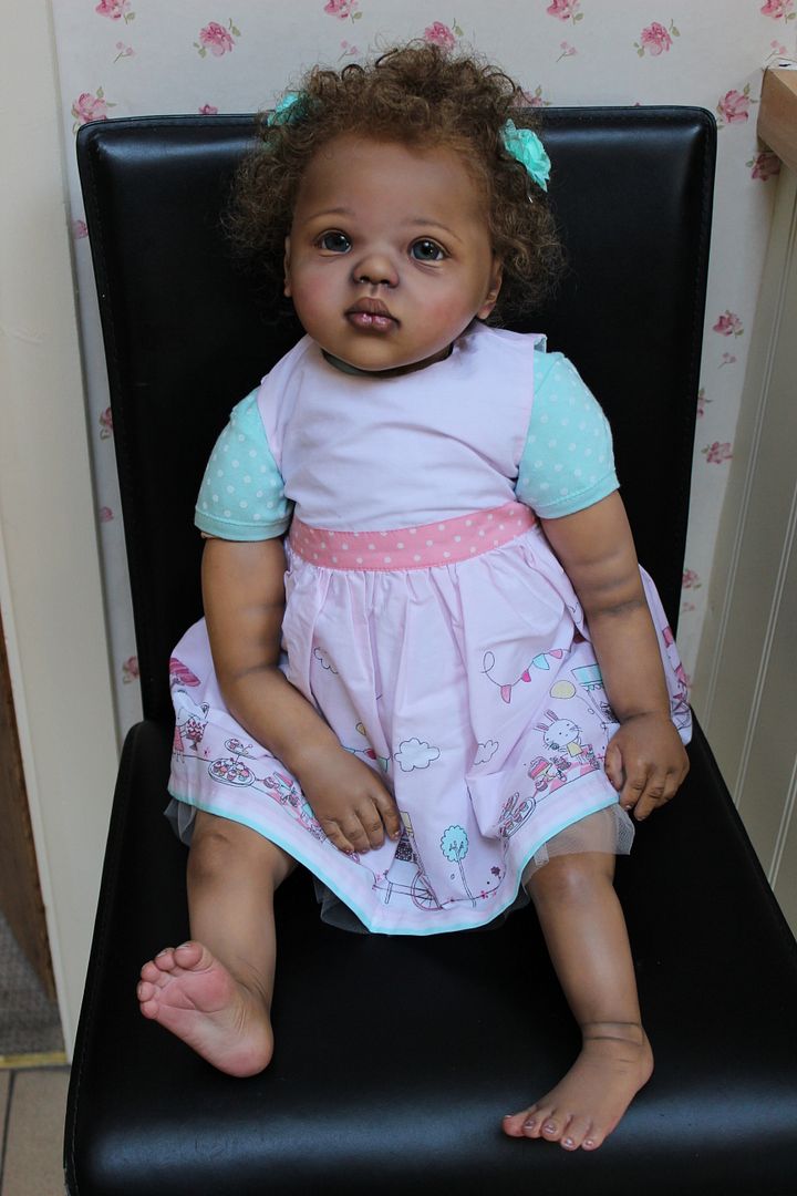 CUSTOM ORDER FOR Black AA Toddler Baby Reborn Girl Ethnic Biracial Doll ...