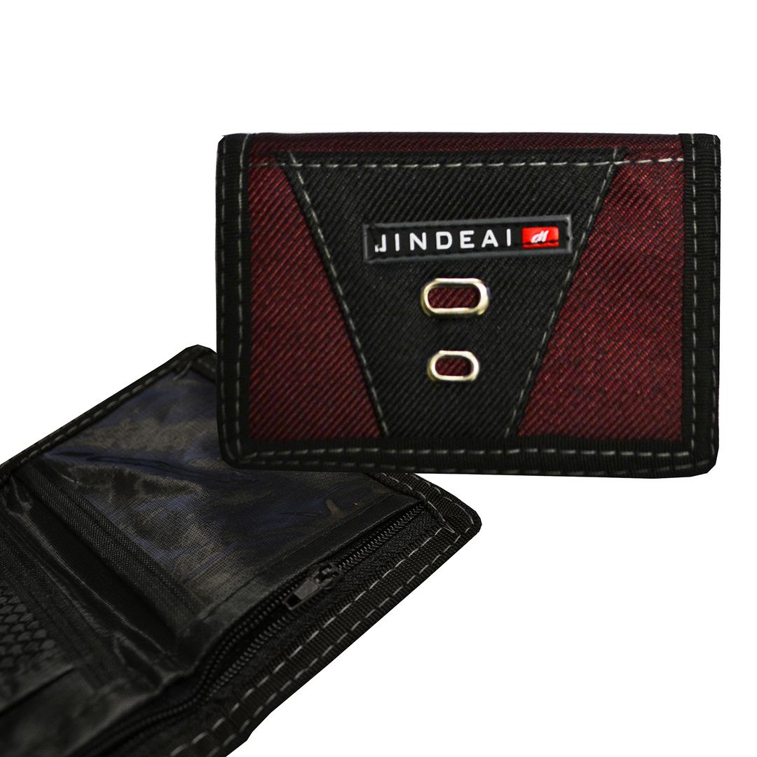 Mens Nylon Trifold Sports Velcro Wallet | eBay